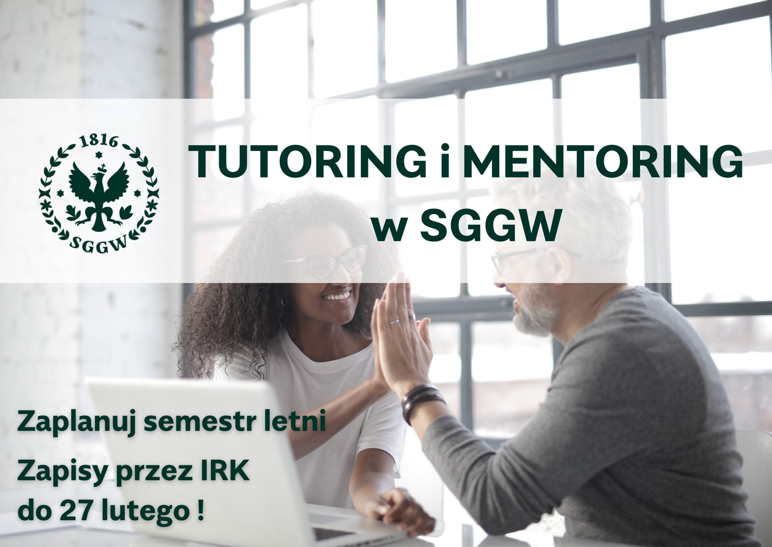 Tutoring i mentoring w SGGW - rekrutacja II tura